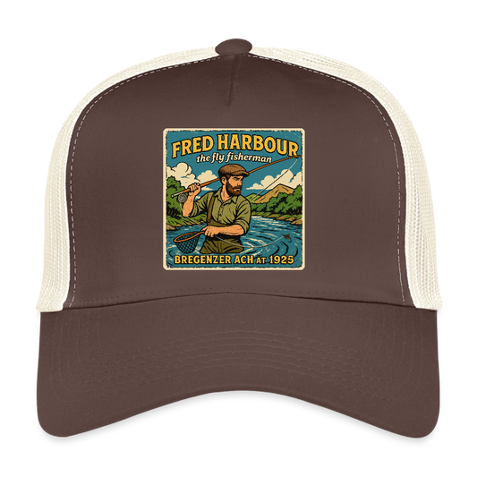 Fly Fisherman Cap - Braun/Beige