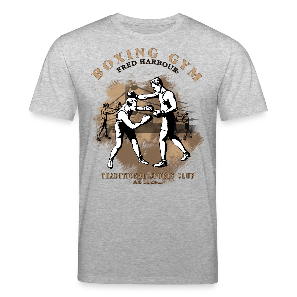 Unisex T-Shirt "boxing one" - Grau meliert