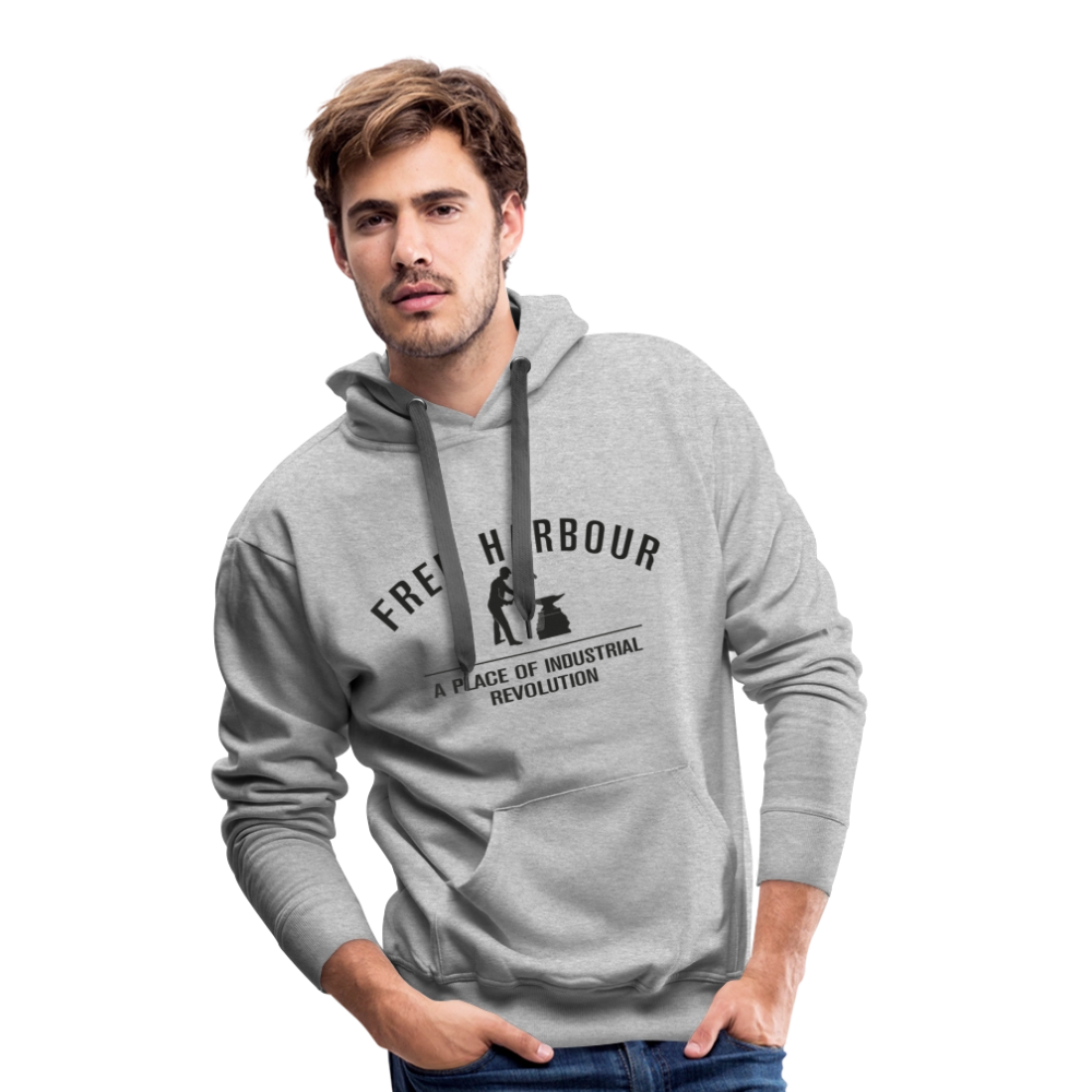 Men’s Premium Hoodie classic - Grau meliert