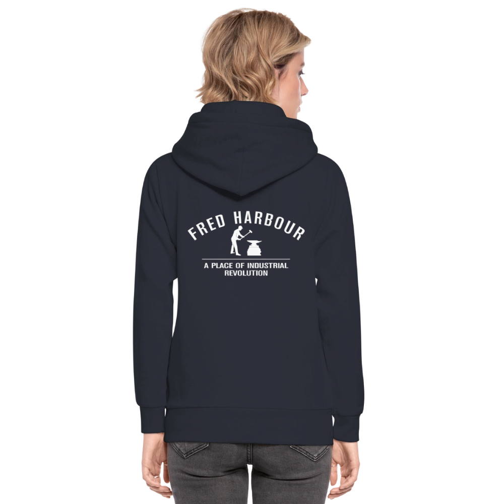UNISEX Schalkragen Hoodie classic - Navy