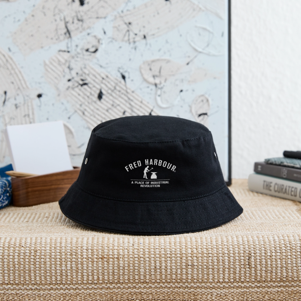 Kinder Bucket Hat - Schwarz