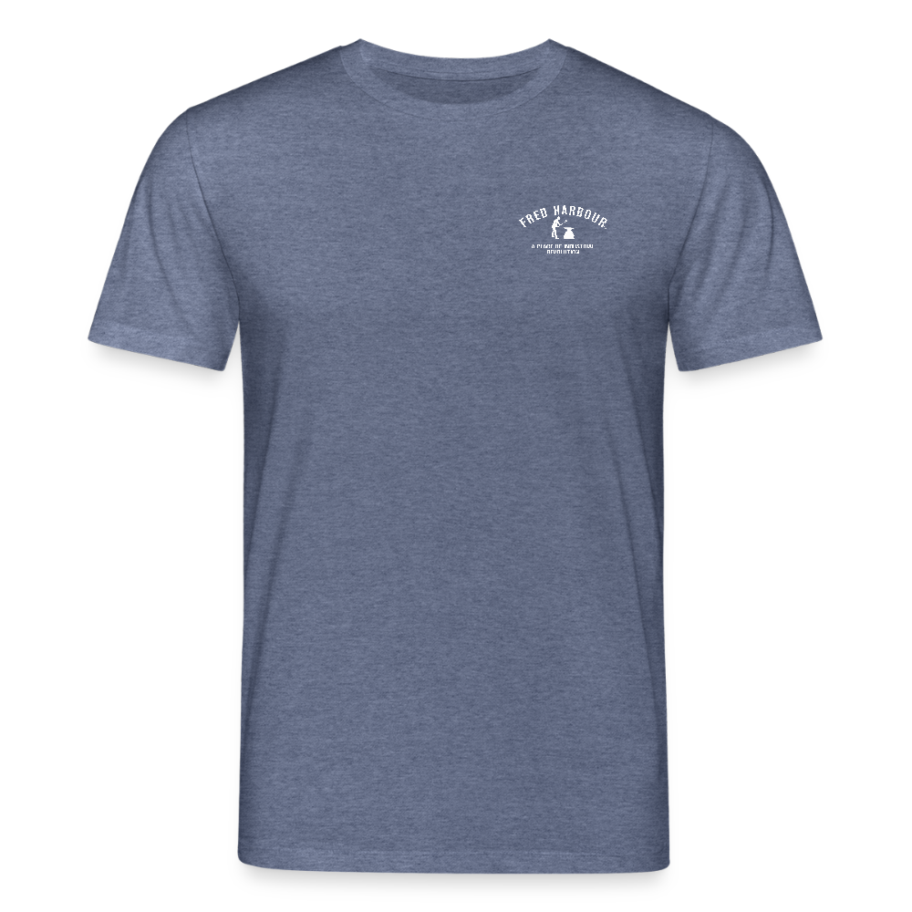 Unisex T-Shirt "Airship 1926" - Dunkelblau meliert