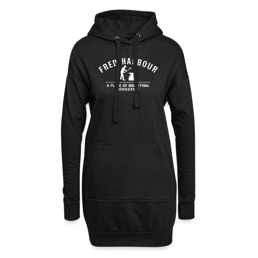 Hoodie Dress classic - Schwarz