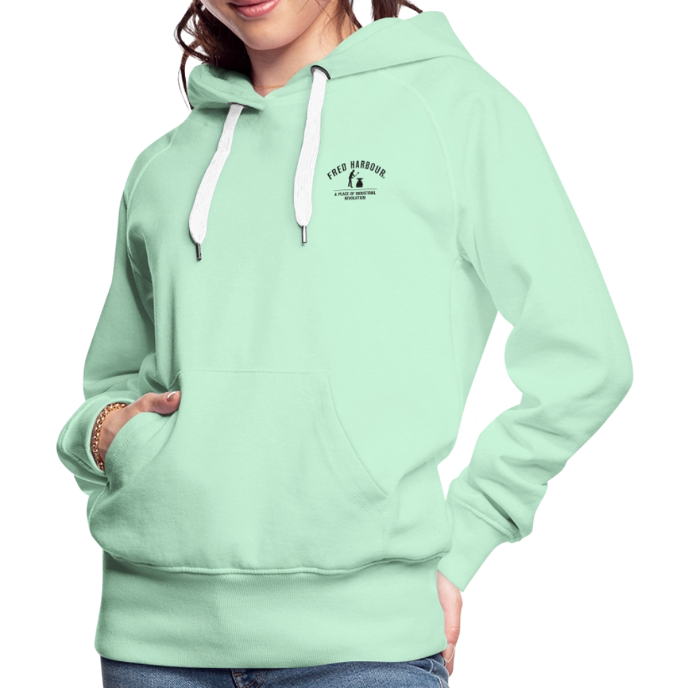 Women´s Premium Hoodie "Classic" - helles Mintgrün
