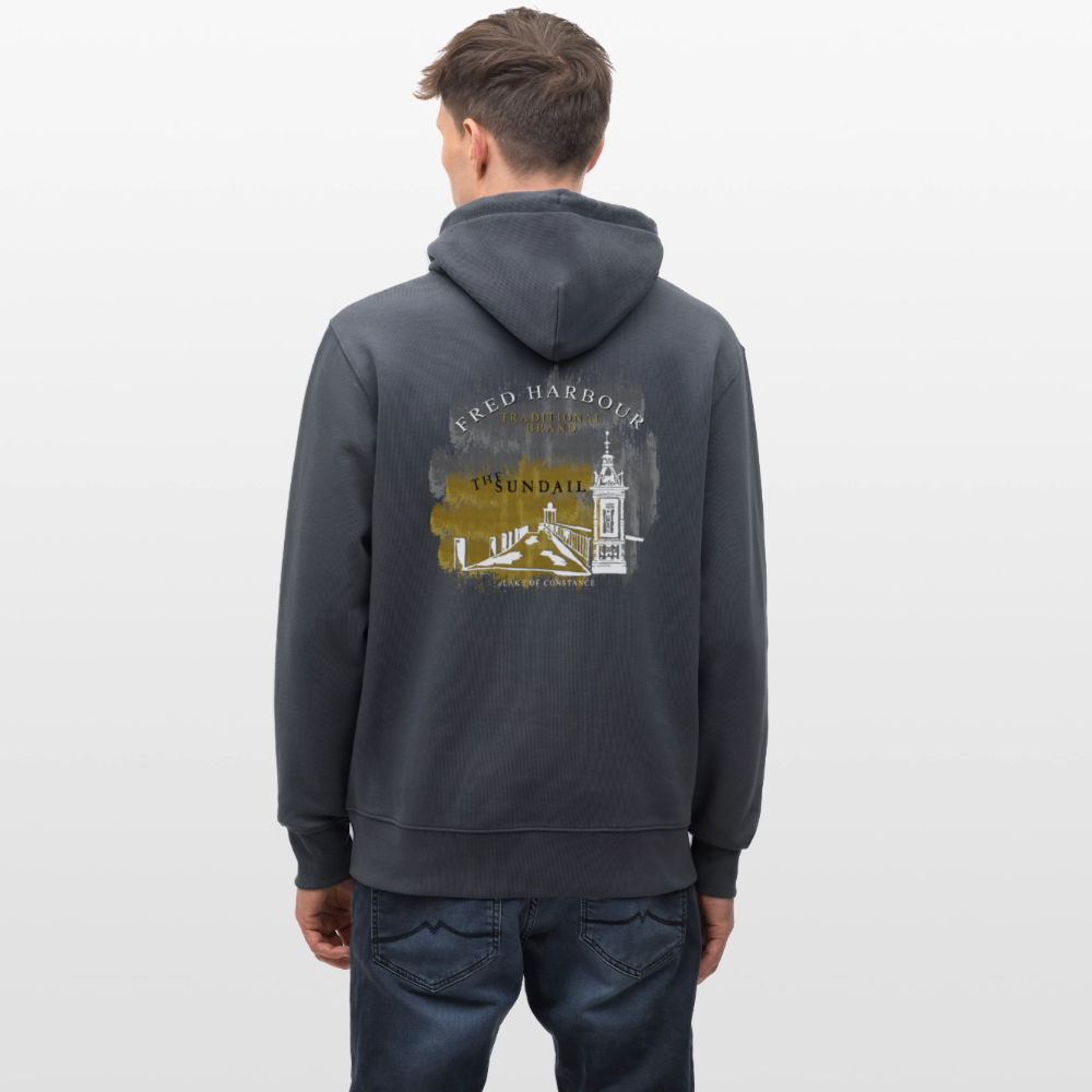 Unisex Hoodie "sundail" - Indigoblau