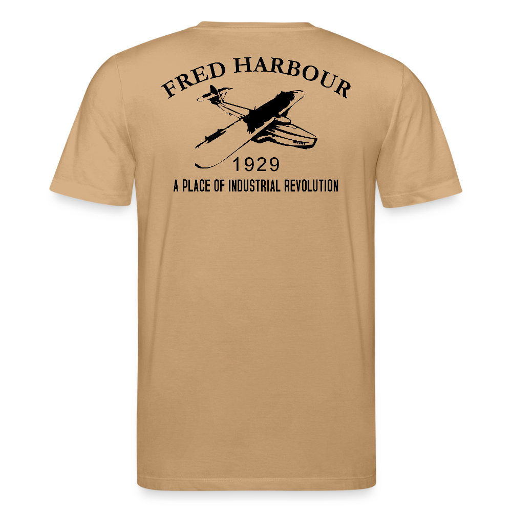 Unisex T-Shirt "Fly Alps II" - Karamell 