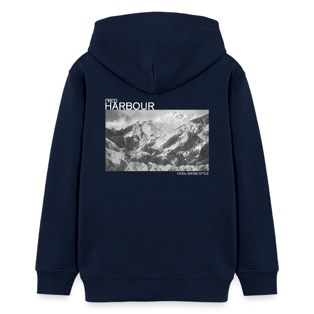 Teenager Unisex Hoodie "Alps" - Navy