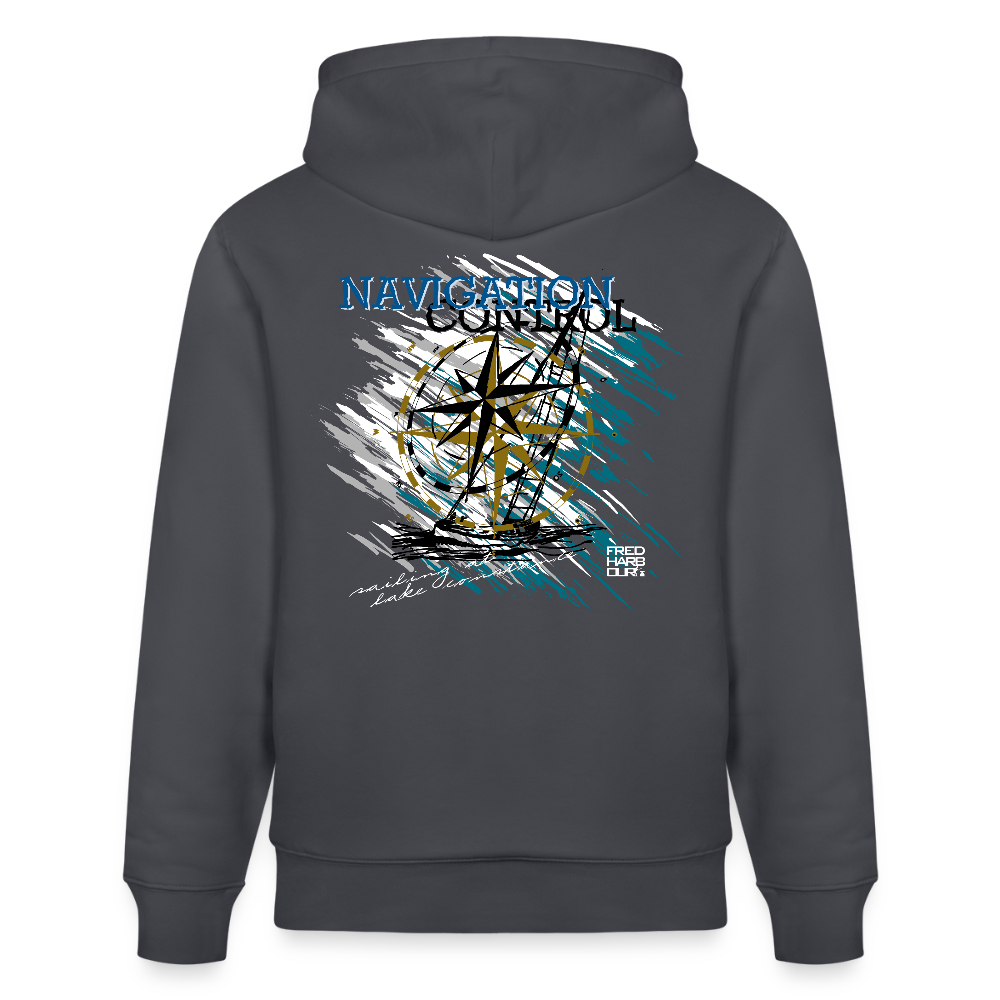 Unisex Hoodie "Navigation" - Indigoblau