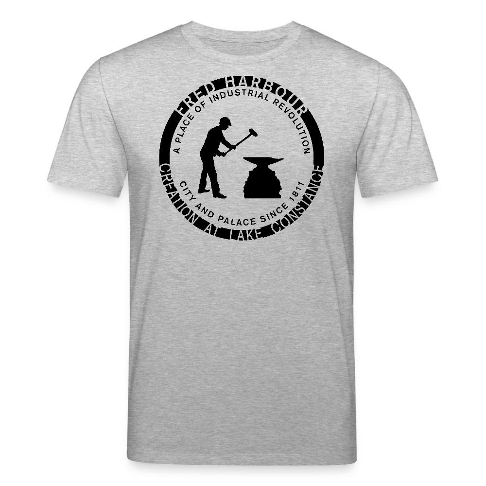 Unisex T-Shirt "classic round" - Grau meliert