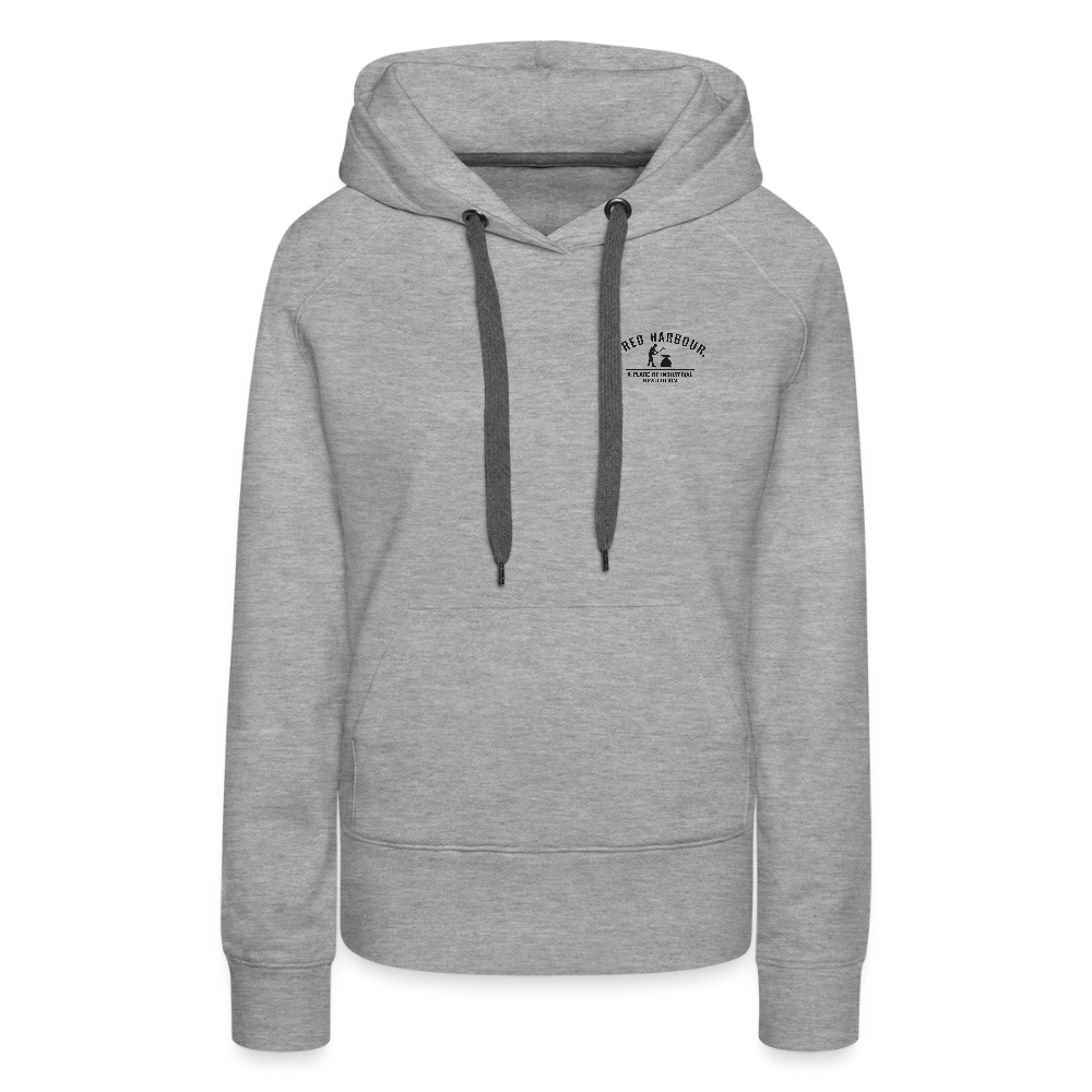 Women´s Premium Hoodie "Classic" - Grau meliert