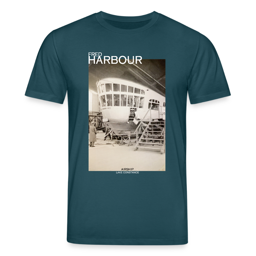 Unisex T-Shirt "Airship 1926" - Dunkles Petrol