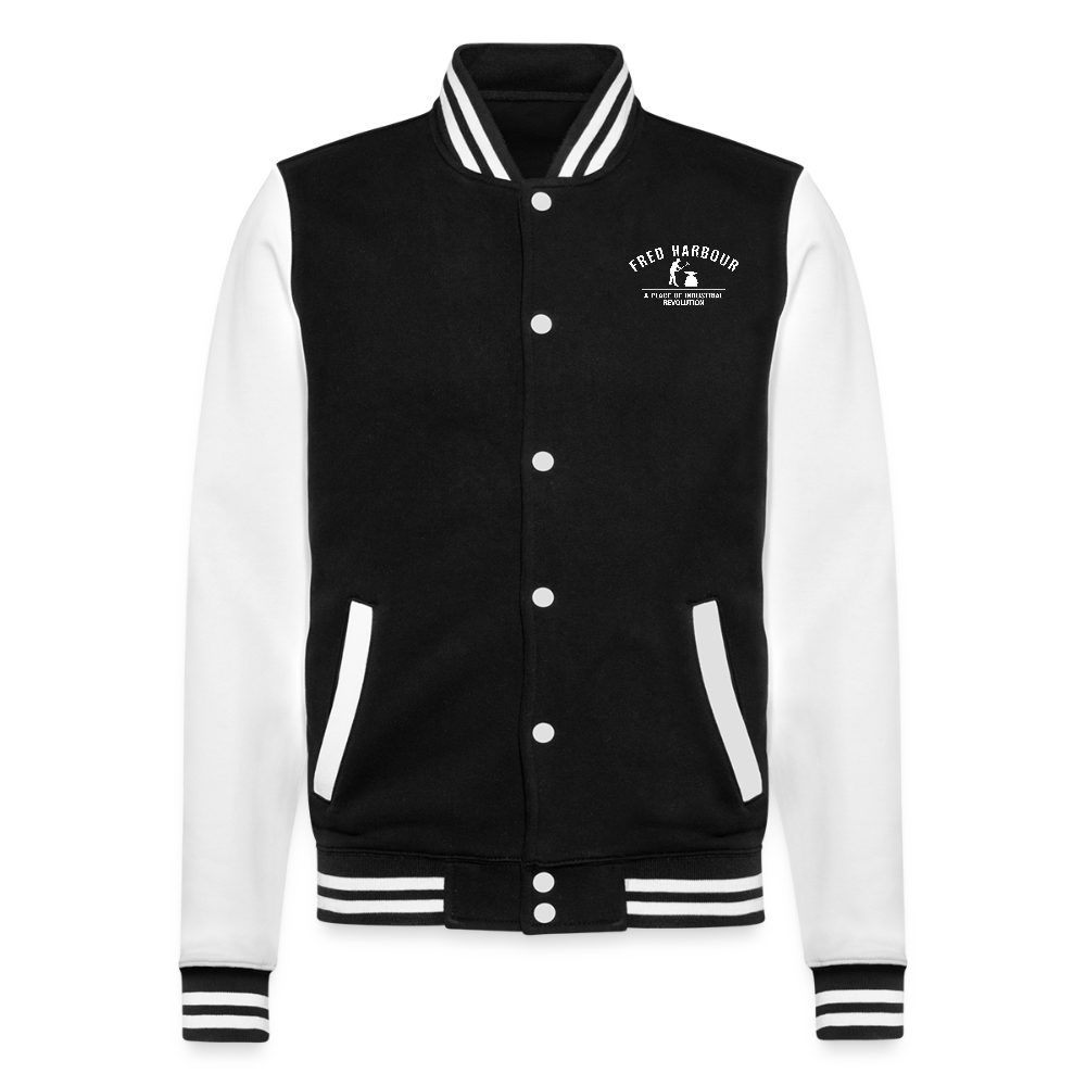 1968 Scooter College Jacket - Schwarz/Weiß