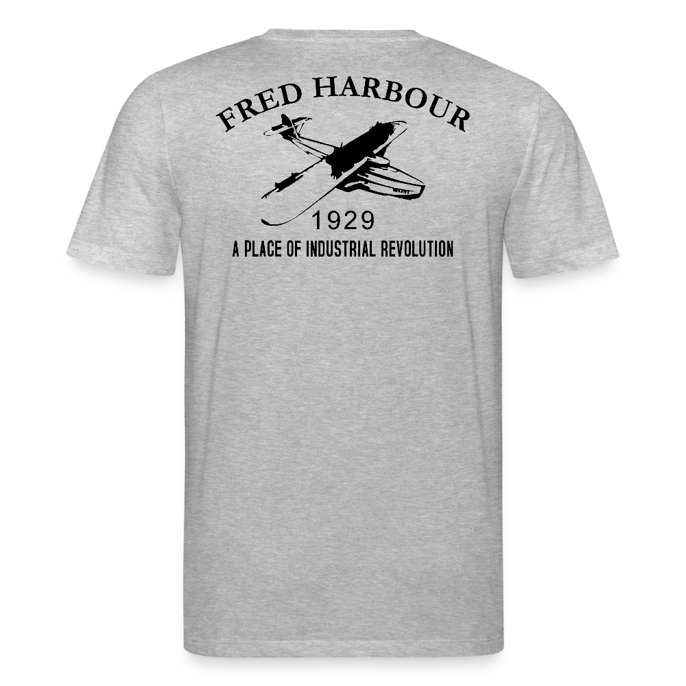 Unisex T-Shirt "Fly Alps II" - Grau meliert