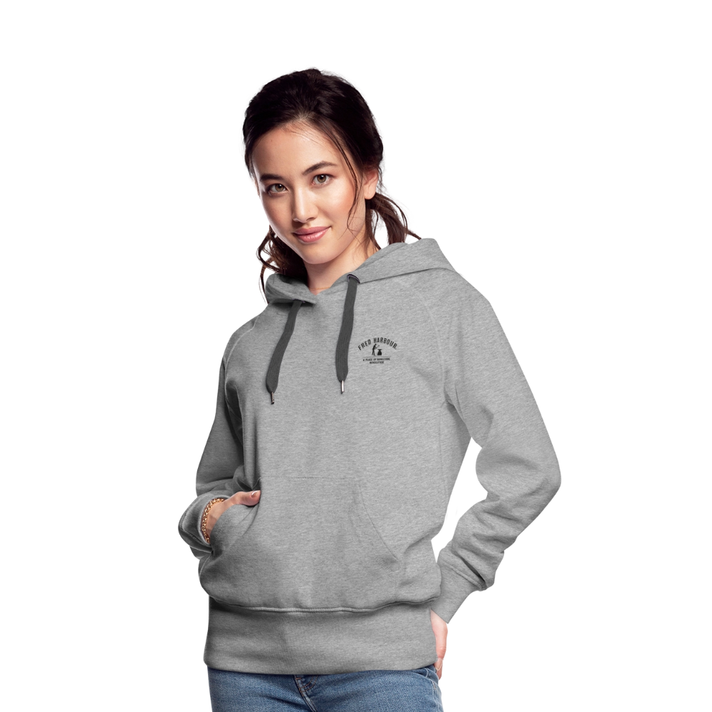 Women´s Premium Hoodie "Classic" - Grau meliert