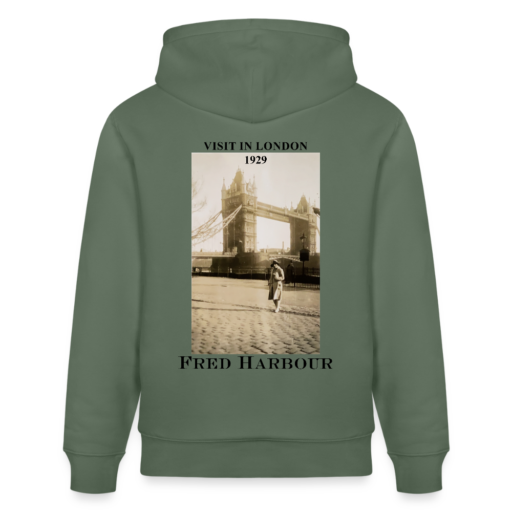 Unisex Hoodie "Bridge" - Tanngrün