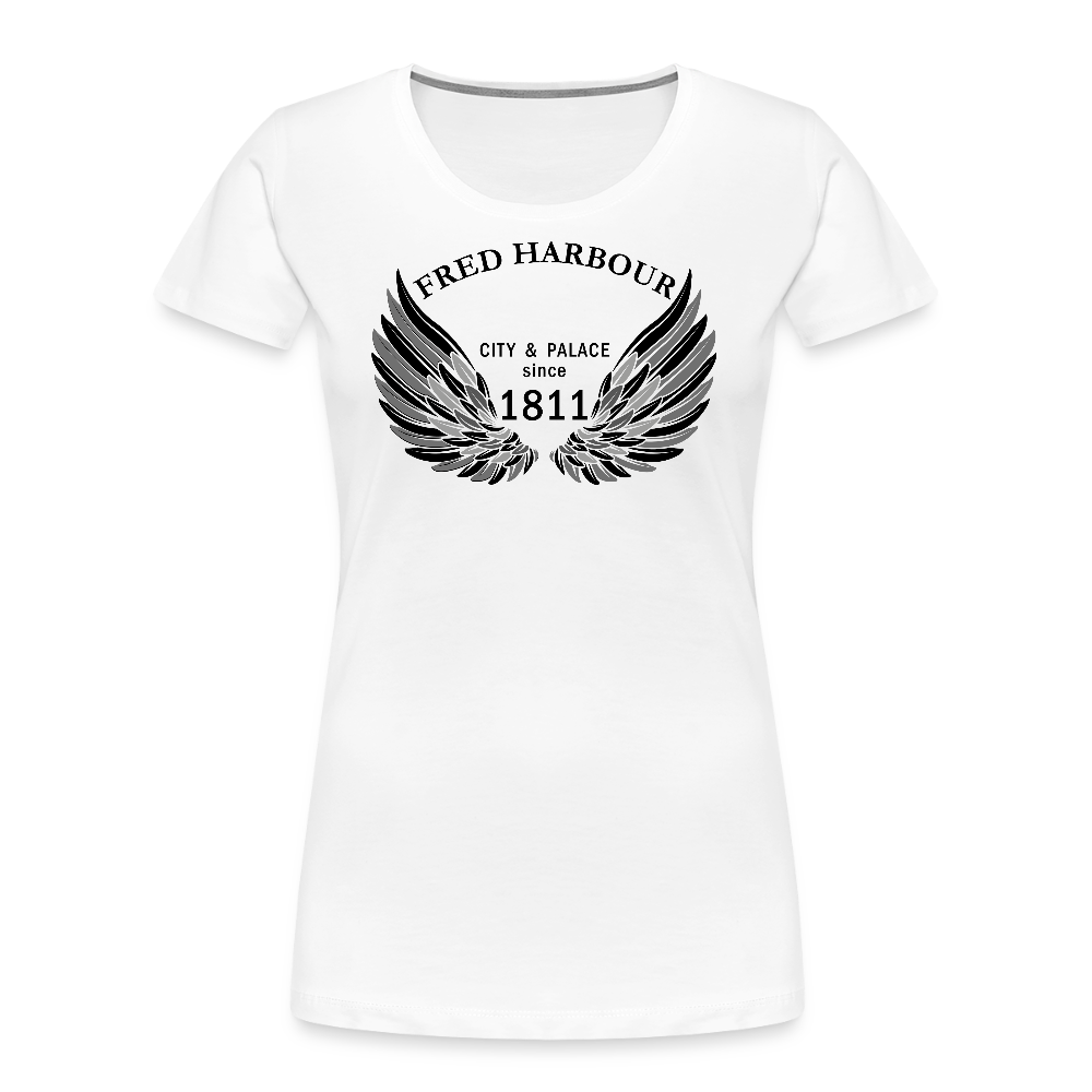 Women Premium T-Shirt "Wings" - Weiß