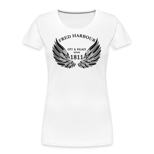 Women Premium T-Shirt "Wings" - Weiß