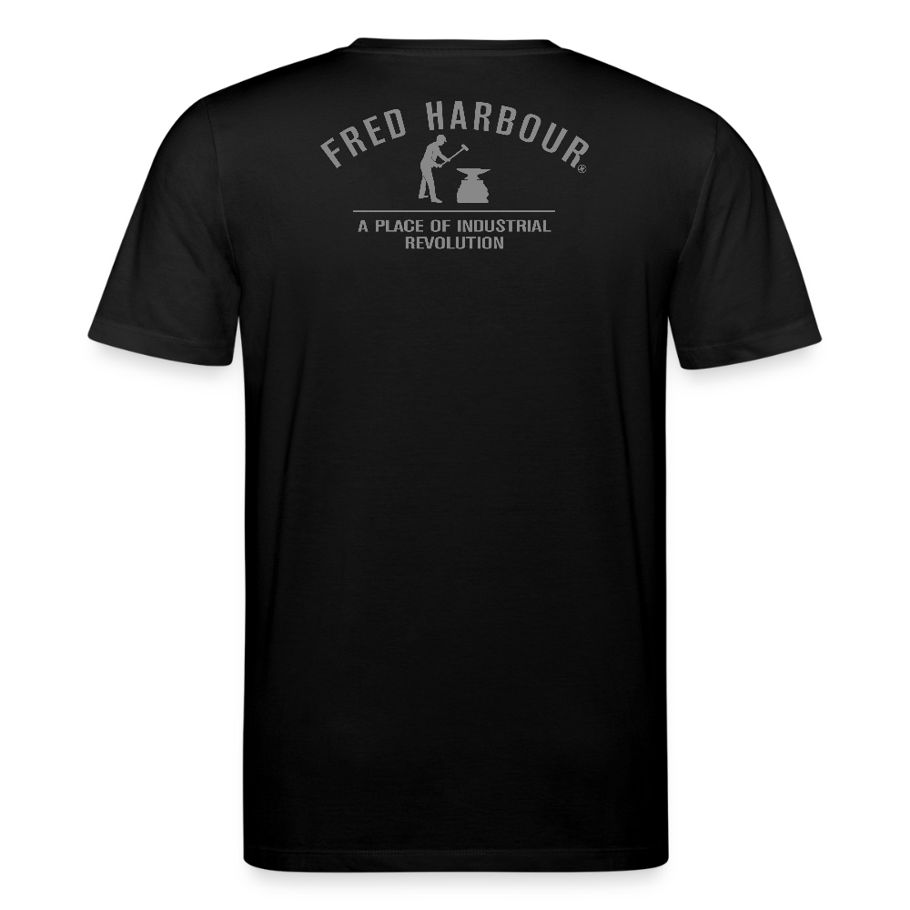 Unisex T-Shirt "The Fly Fisherman" - Schwarz