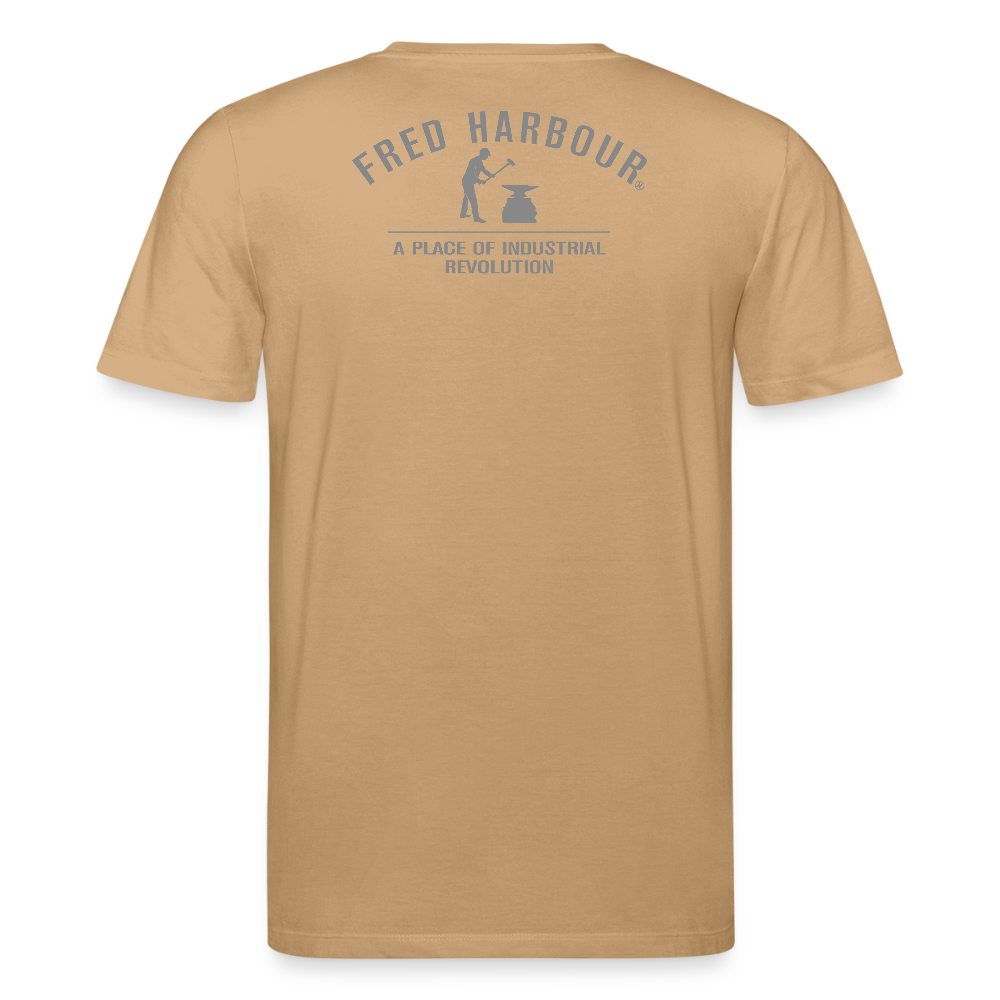 Unisex T-Shirt "The Fly Fisherman" - Karamell 