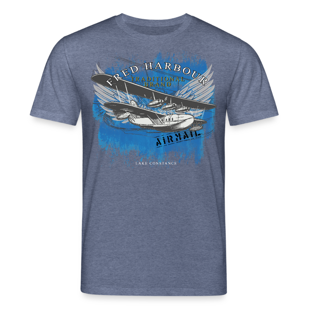 Unisex T-Shirt "DO1929" - Dunkelblau meliert