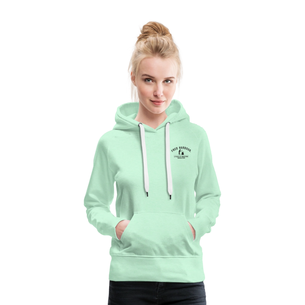 Women´s Premium Hoodie "Classic" - helles Mintgrün