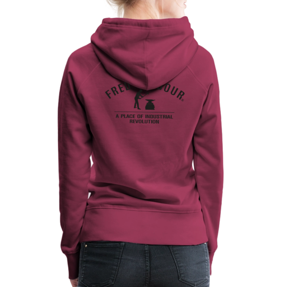 Women´s Premium Hoodie "Classic" - Bordeaux