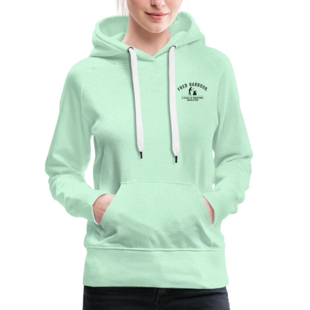 Women´s Premium Hoodie "Classic" - helles Mintgrün