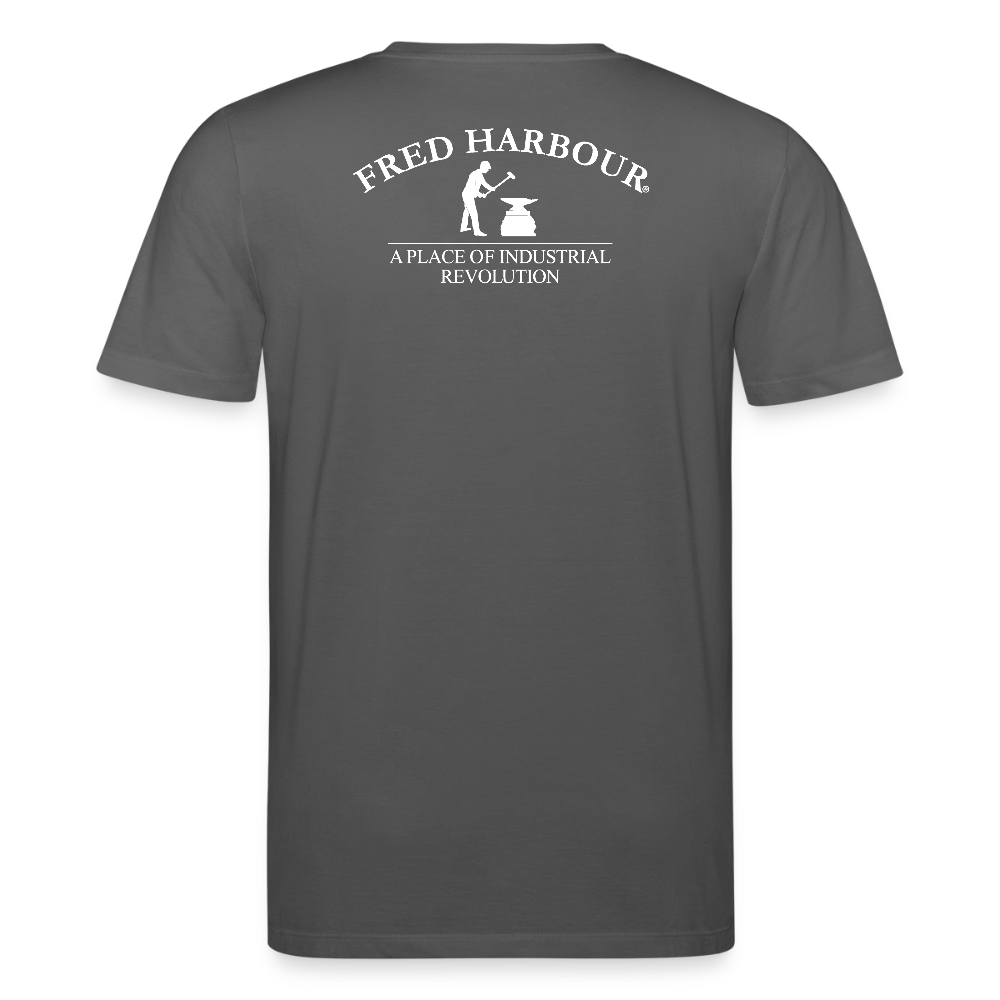 Unisex T-Shirt "penny farthing" - Anthrazit