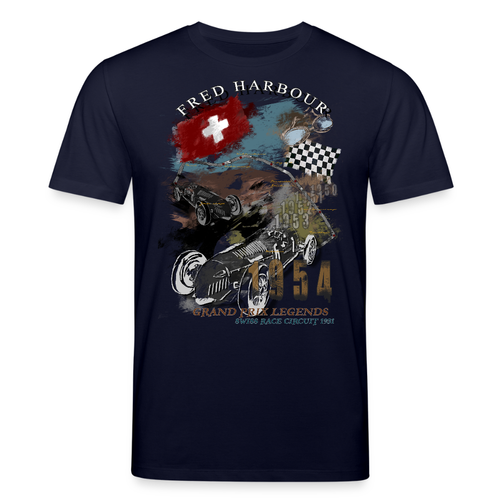 Unisex T-Shirt "swiss race" - Navy