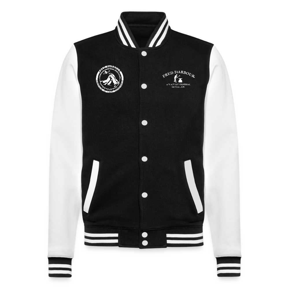 Flying College Jacket - Schwarz/Weiß