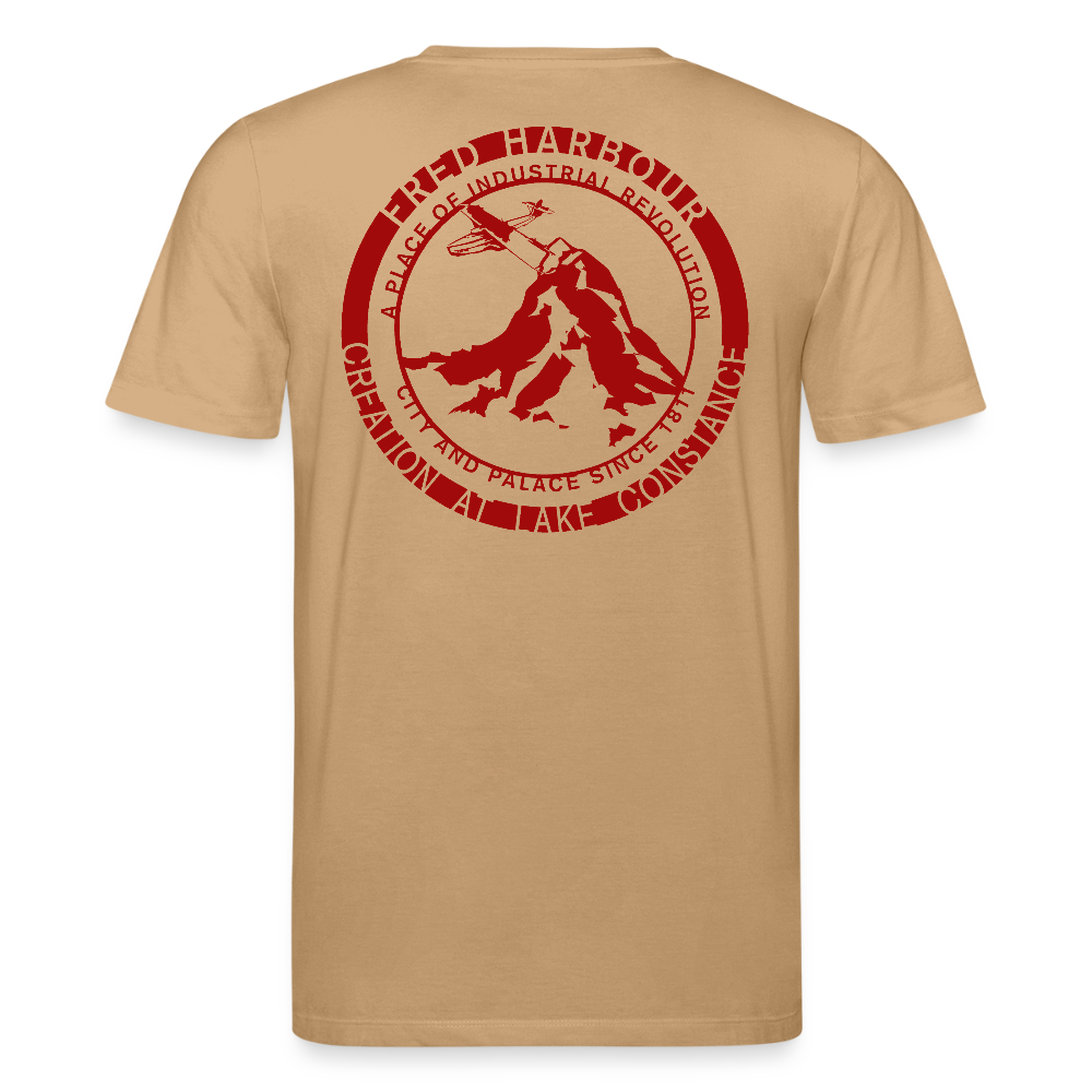 Unisex T-Shirt "Fly Alps" - Karamell 