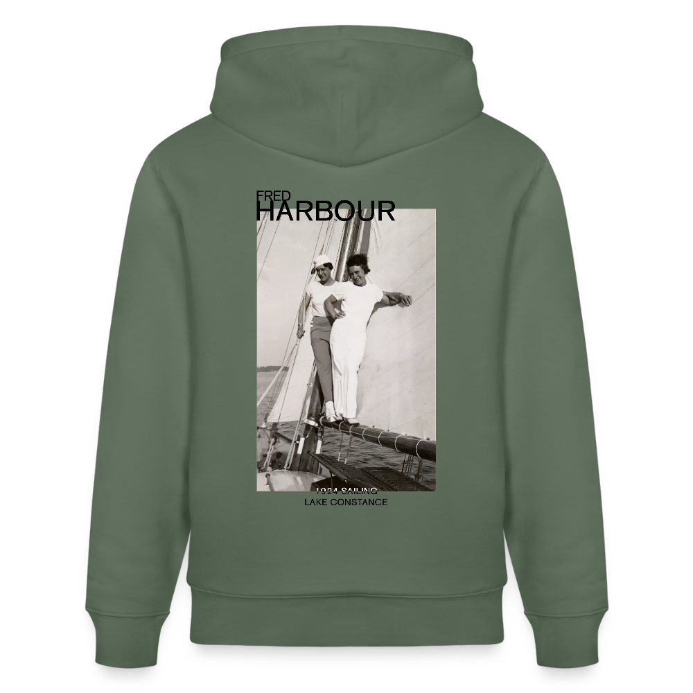 Unisex Hoodie Sailing I - Tanngrün