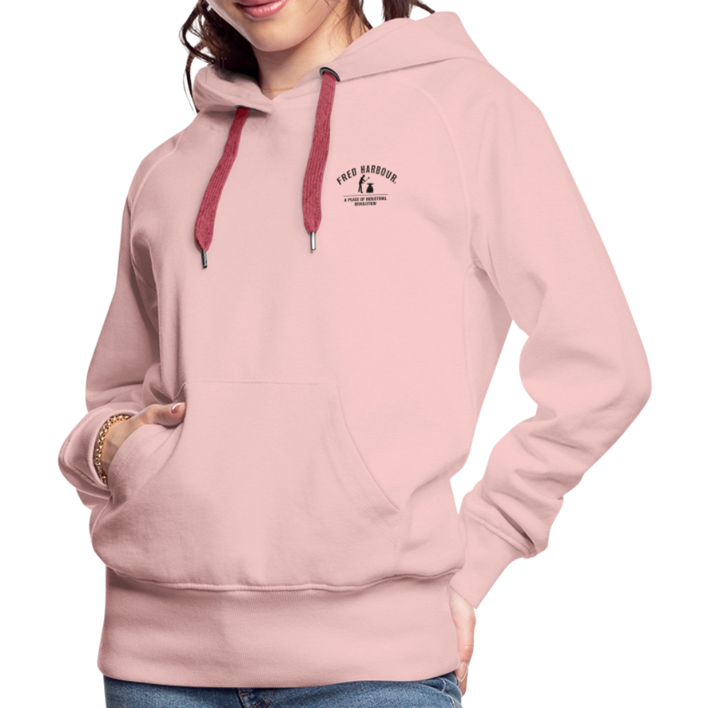 Women´s Premium Hoodie "Classic" - Kristallrosa