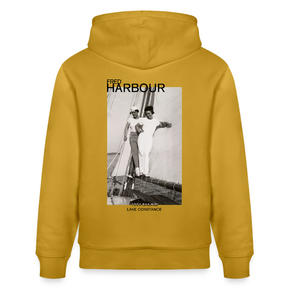 Unisex Hoodie Sailing I - Ocker