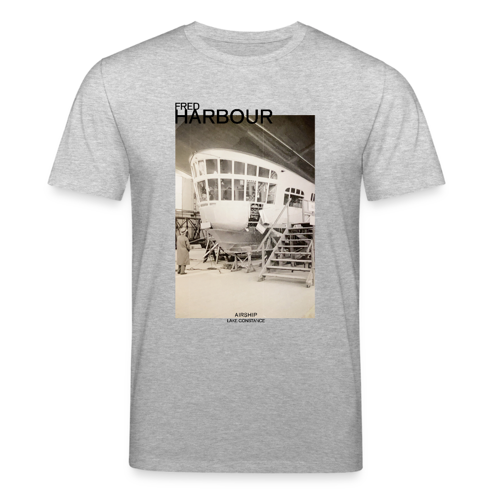 Unisex T-Shirt "Airship 1926" - Grau meliert