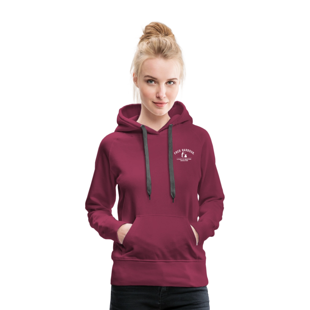 Women´s Premium Hoodie "Classic" - Bordeaux
