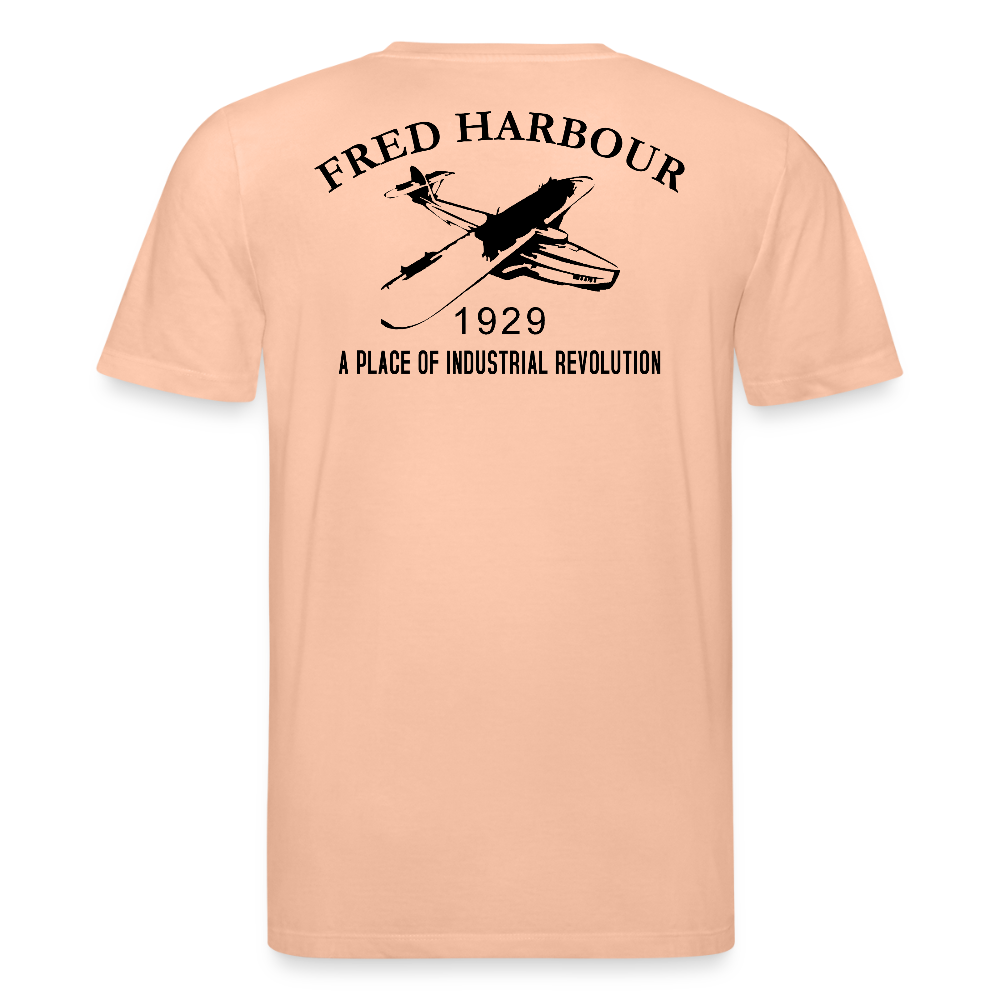 Unisex T-Shirt "Fly Alps II" - Pfirsich