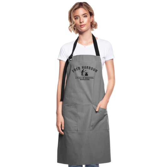 cook apron/Kochschürze - Grau/Schwarz