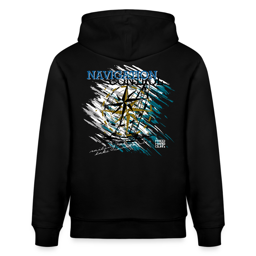 Unisex Hoodie "Navigation" - Schwarz