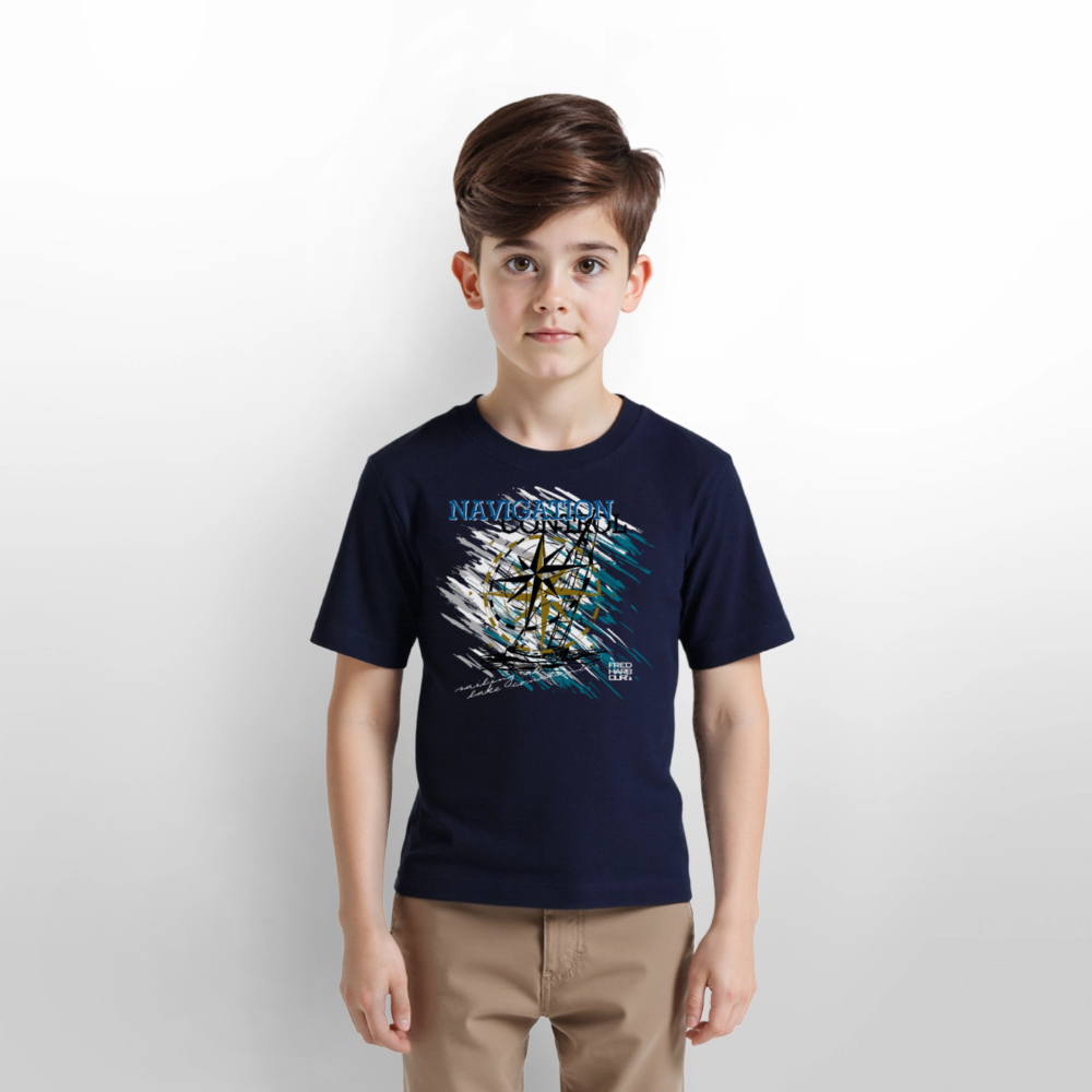 KIDS T-Shirt „Navigation Control“ - Navy