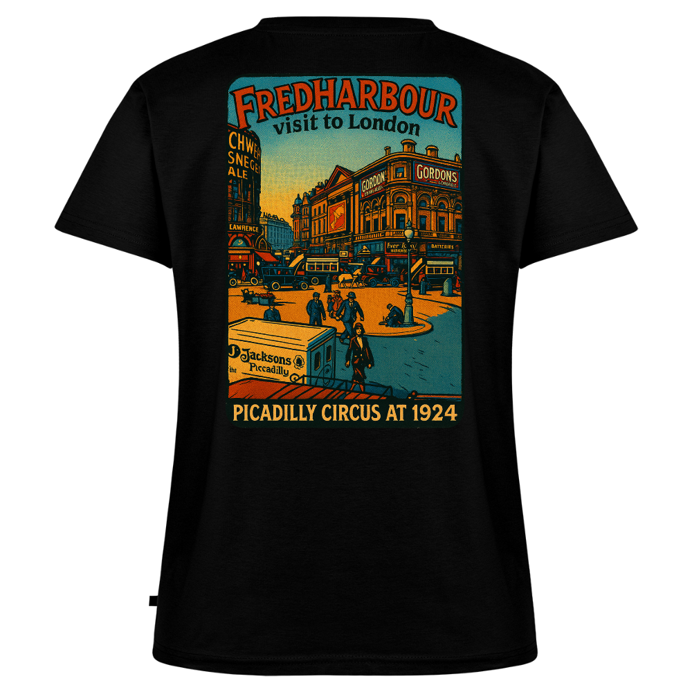 Women Premium T-Shirt "Picadilly" - Schwarz