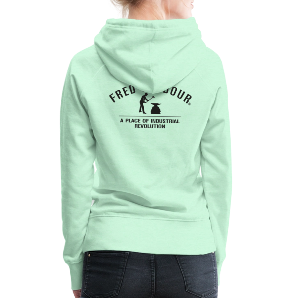 Women´s Premium Hoodie "Classic" - helles Mintgrün