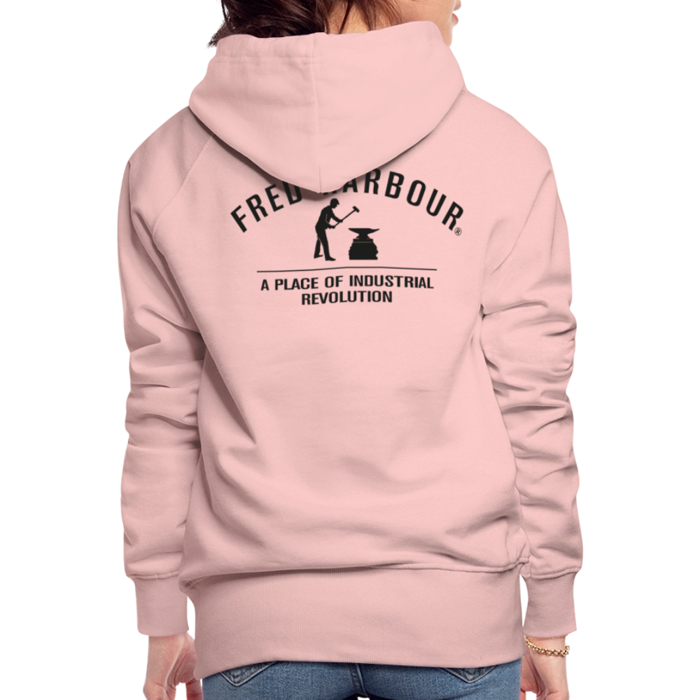 Women´s Premium Hoodie "Classic" - Kristallrosa