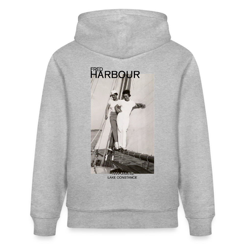Unisex Hoodie Sailing I - Grau meliert