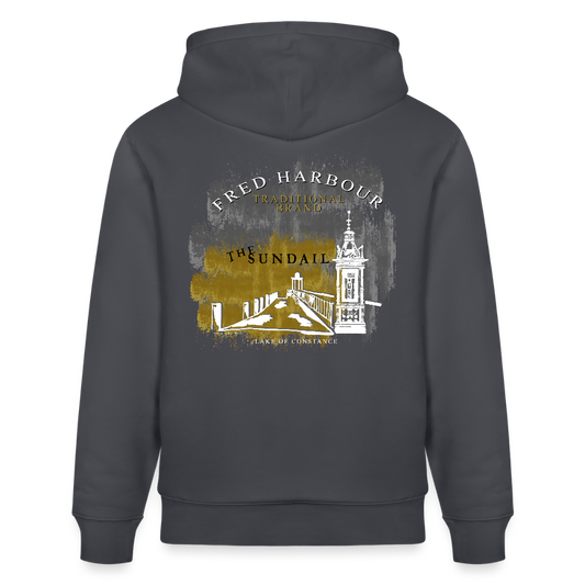 Unisex Hoodie "sundail" - Indigoblau