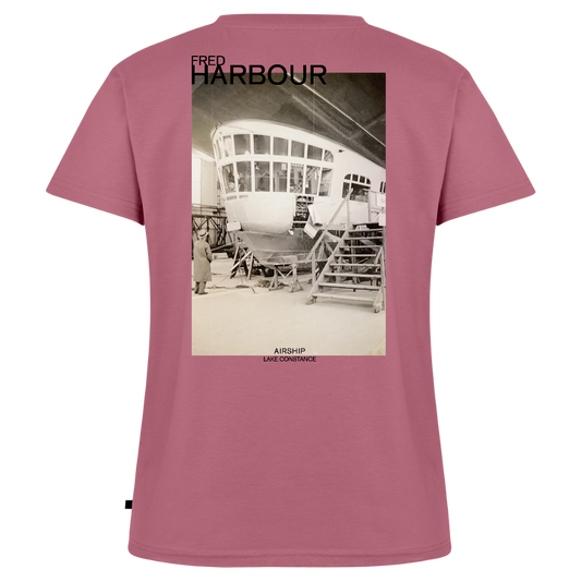 Women Premium T-Shirt  "Airship 1926" - Mauve