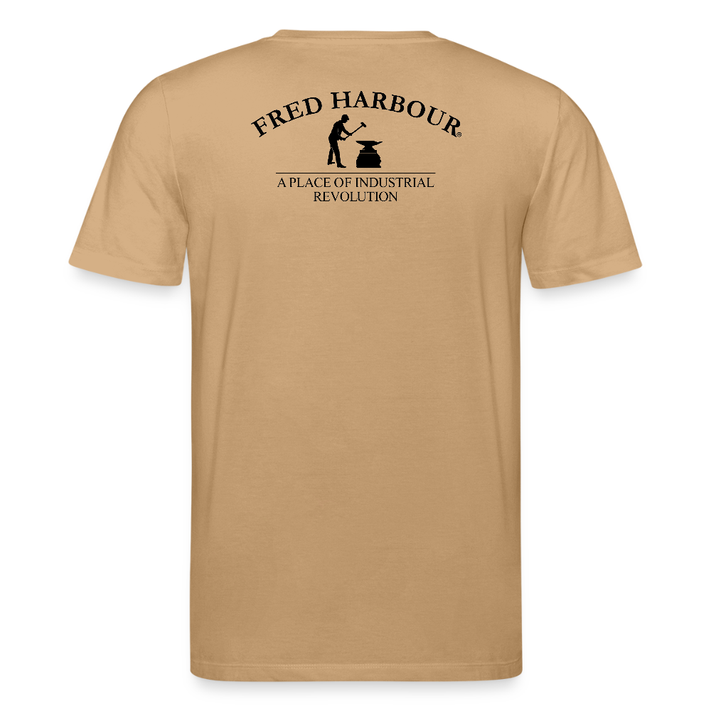 Unisex T-Shirt "MOD RIDE-sw" - Karamell 