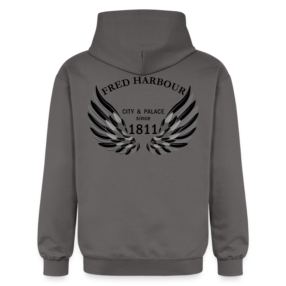 Unisex Hoodie Wings - Dunkelgrau