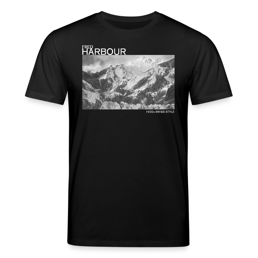 Unisex T-Shirt "Alps" - Schwarz