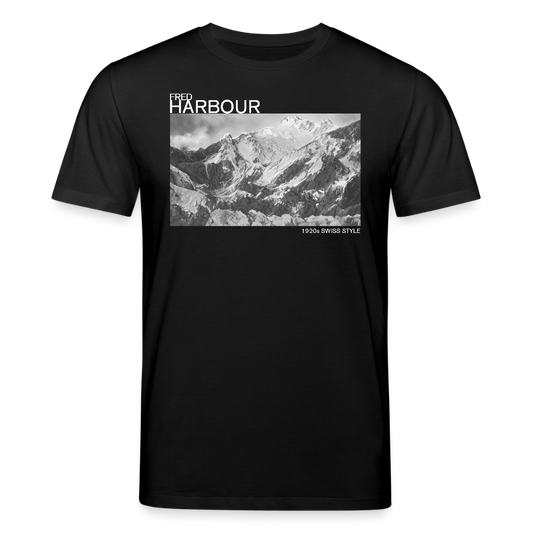 Unisex T-Shirt "Alps" - Schwarz